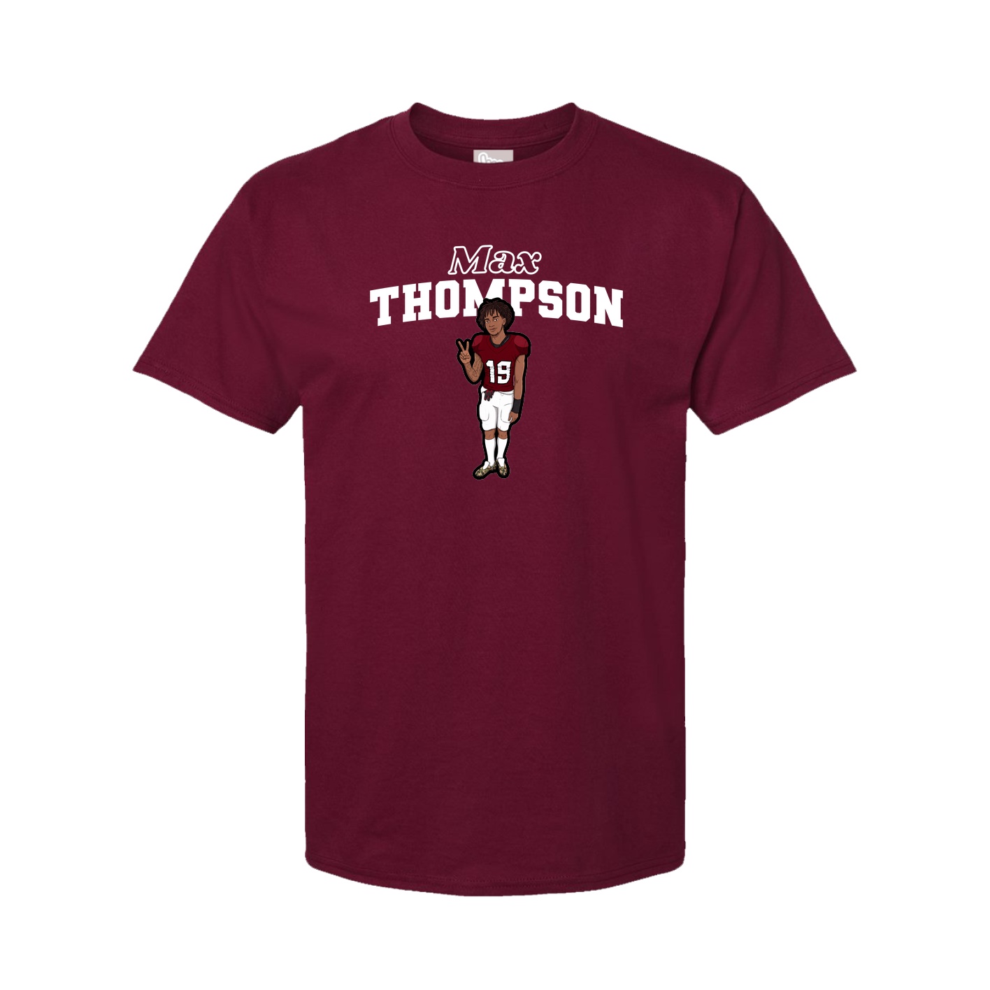 Tee — Name Arch in Cardinal