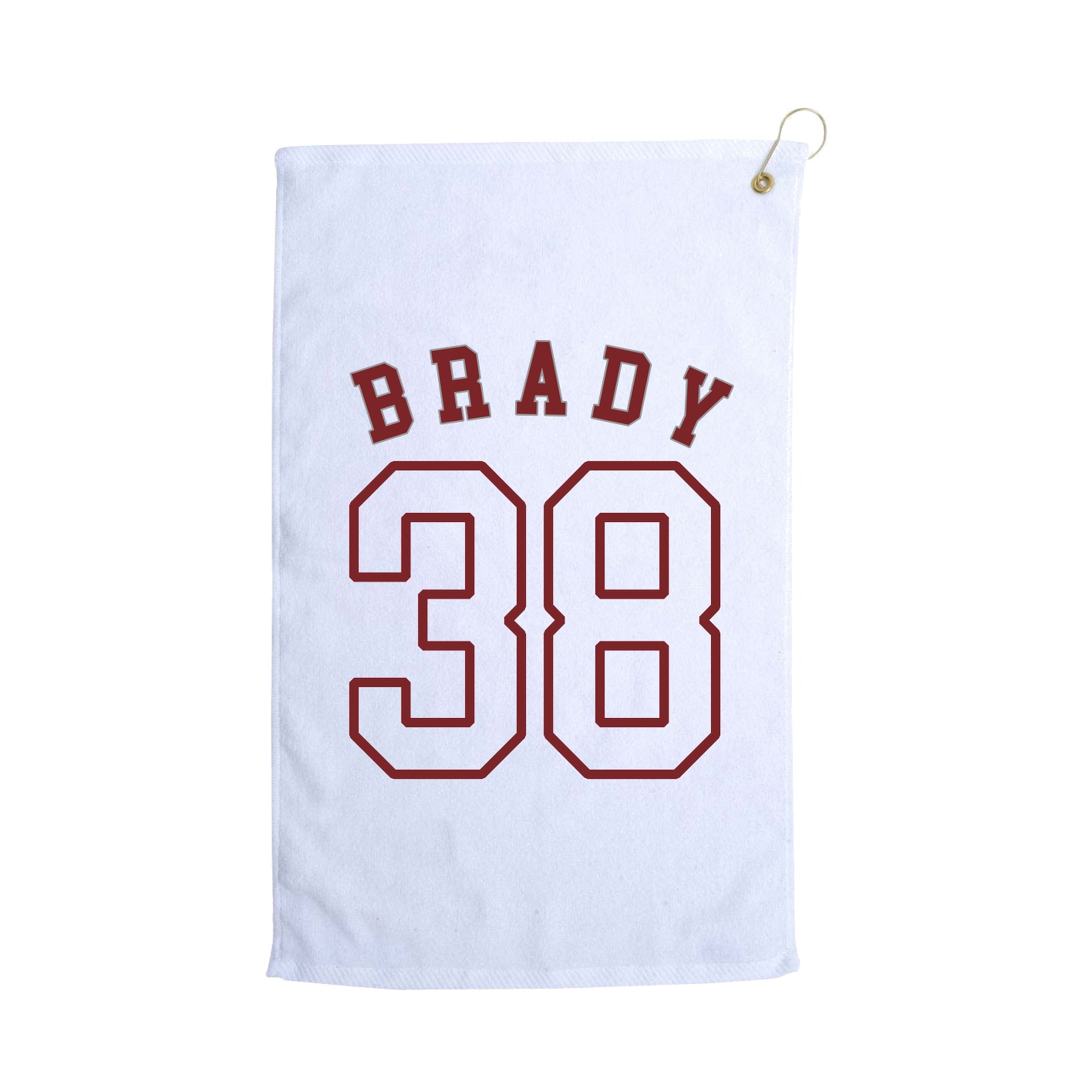 Golf Towel — Shirsey Arch in White