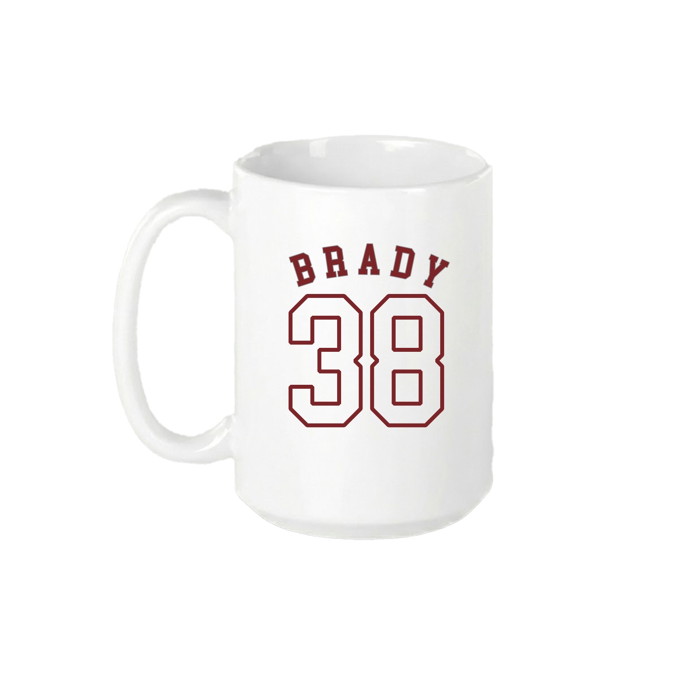 15oz Coffee Mug — Shirsey Arch in White