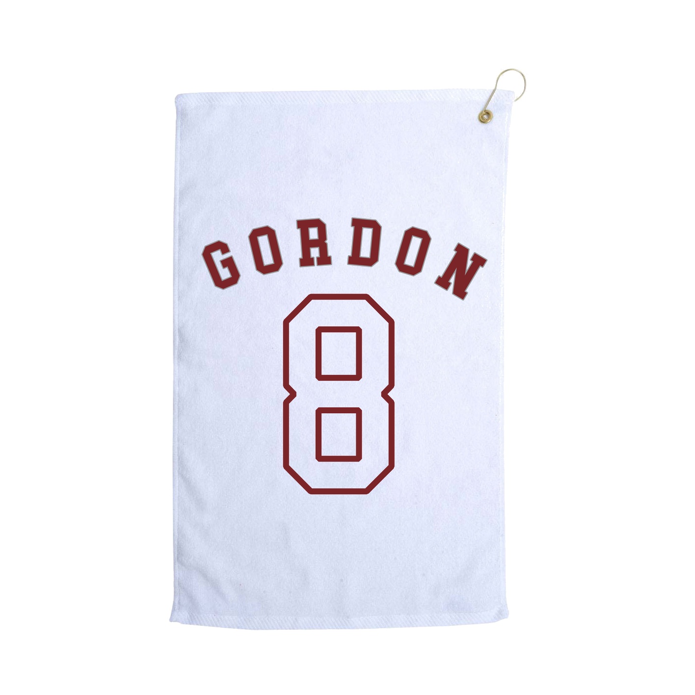 Golf Towel — Shirsey Arch in White