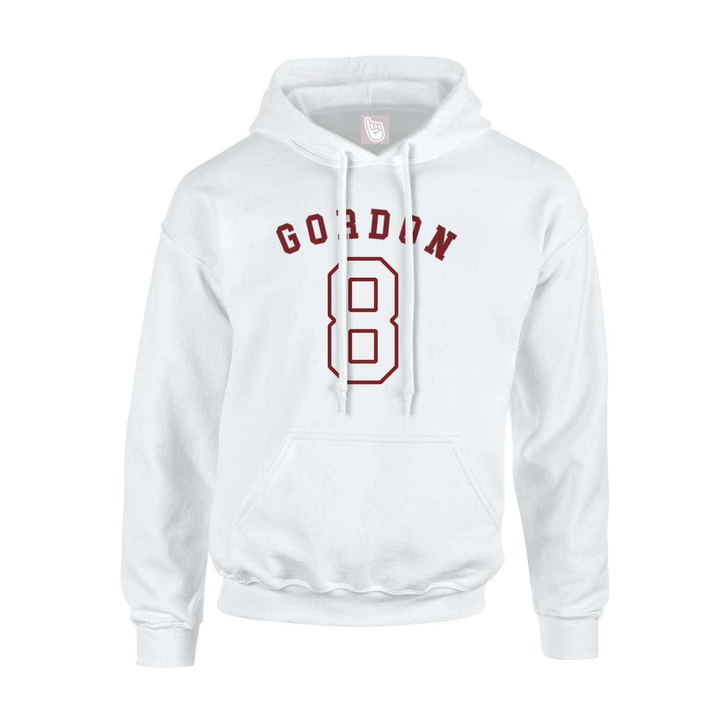 Youth Hoodie — Shirsey Arch in White
