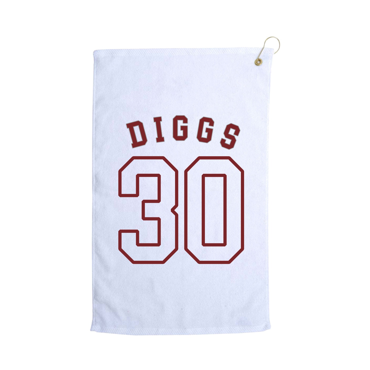 Golf Towel — Shirsey Arch in White