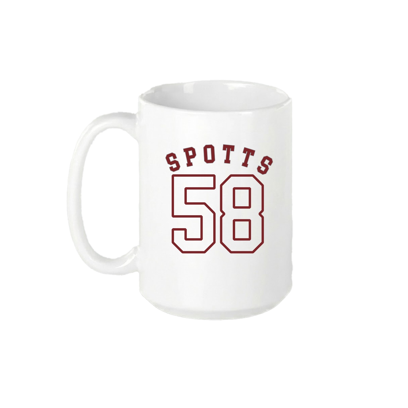 15oz Coffee Mug — Shirsey Arch in White