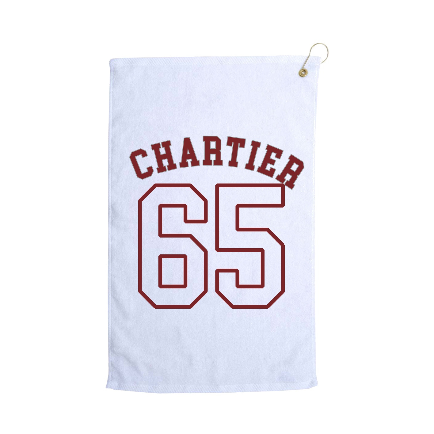 Golf Towel — Shirsey Arch in White