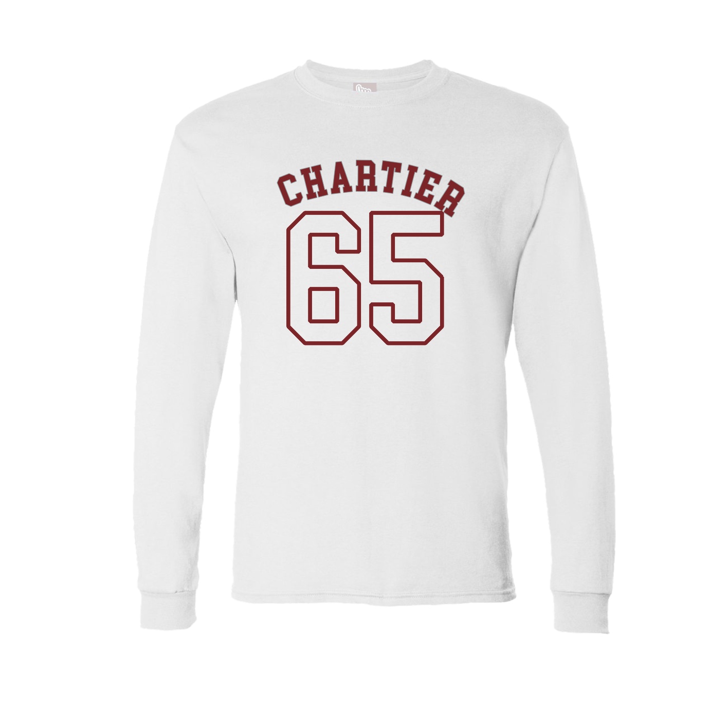 Long Sleeve Tee — Shirsey Arch in White