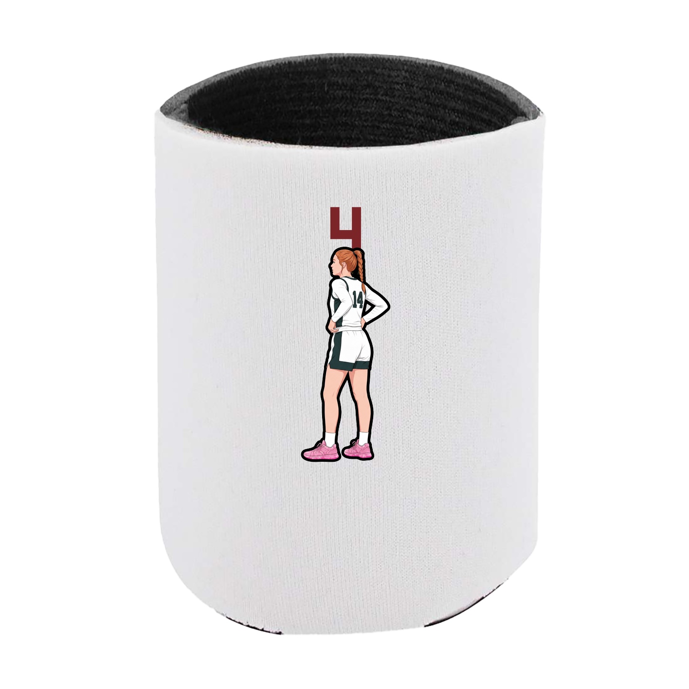 Can Holder — Number Top in White