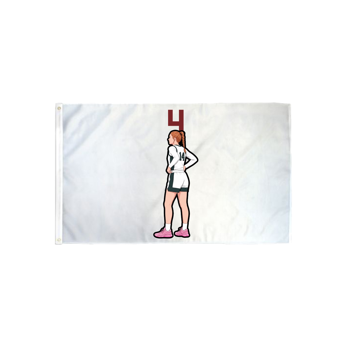 3x5 Flag — Number Top in Classic