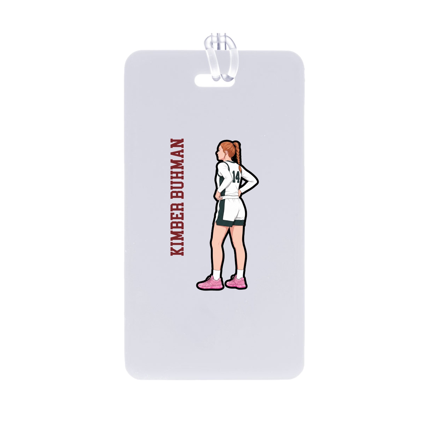 Bag Tag — Name Vertical in Classic