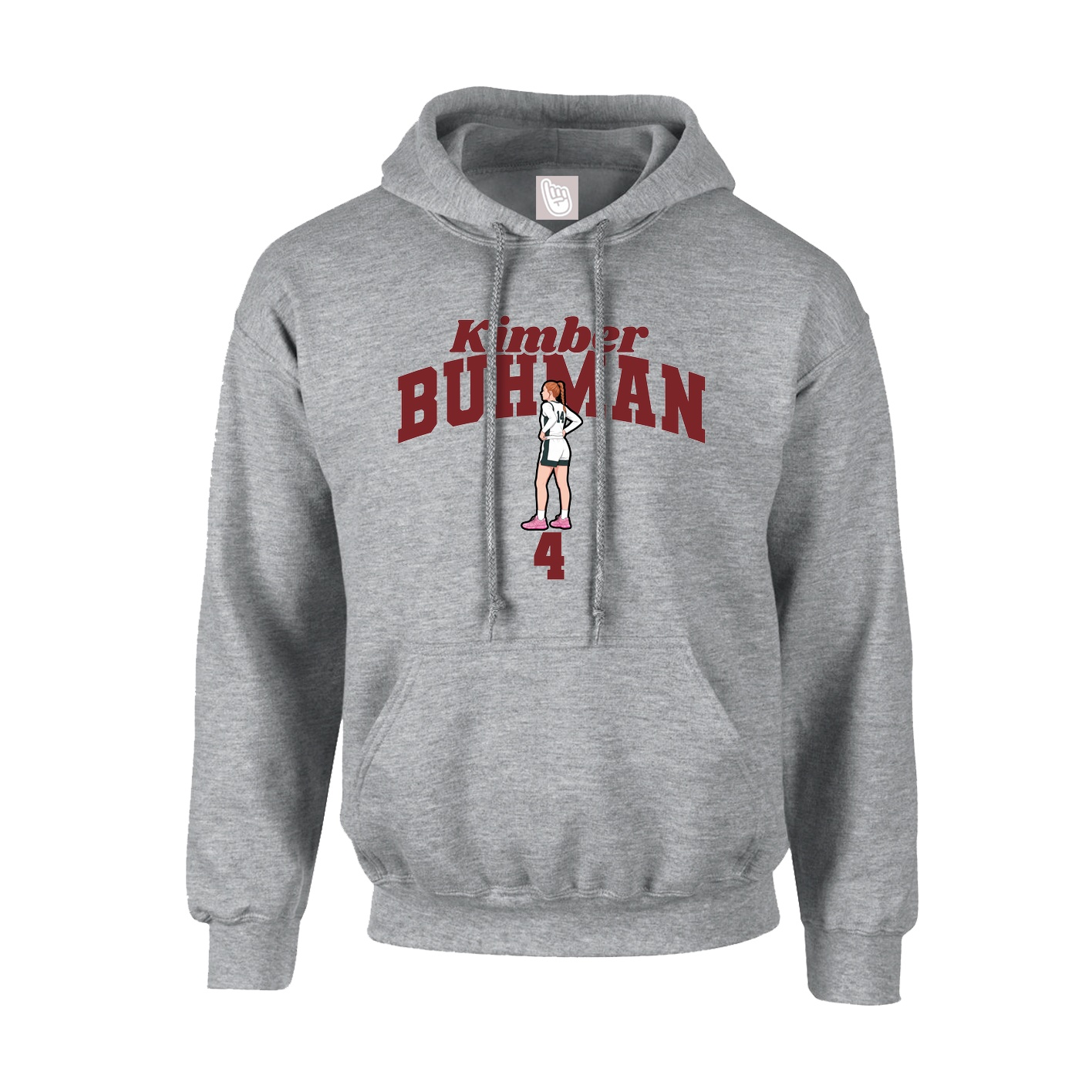 Hoodie — Signature Arch in Grey