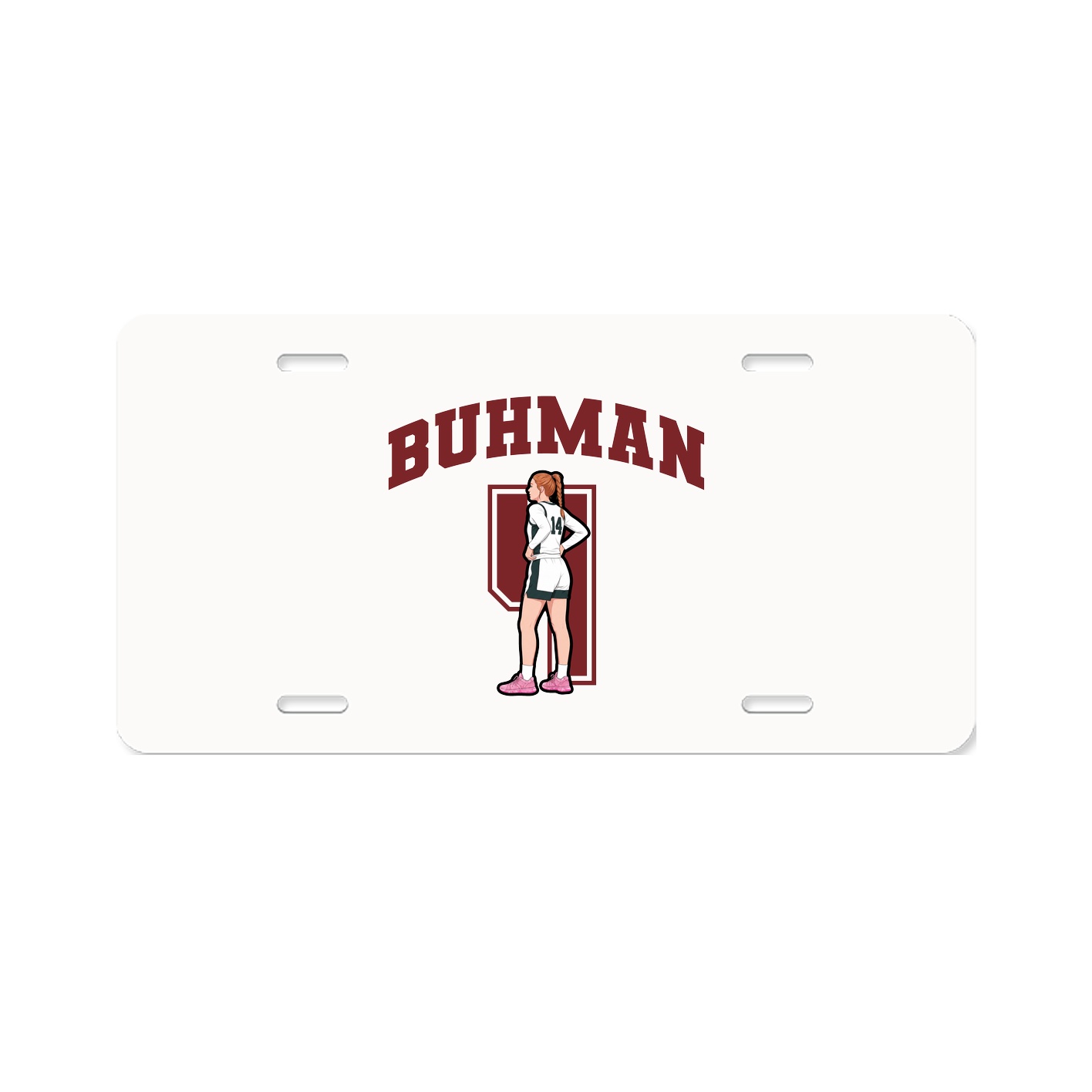 License Plate — Number in Classic