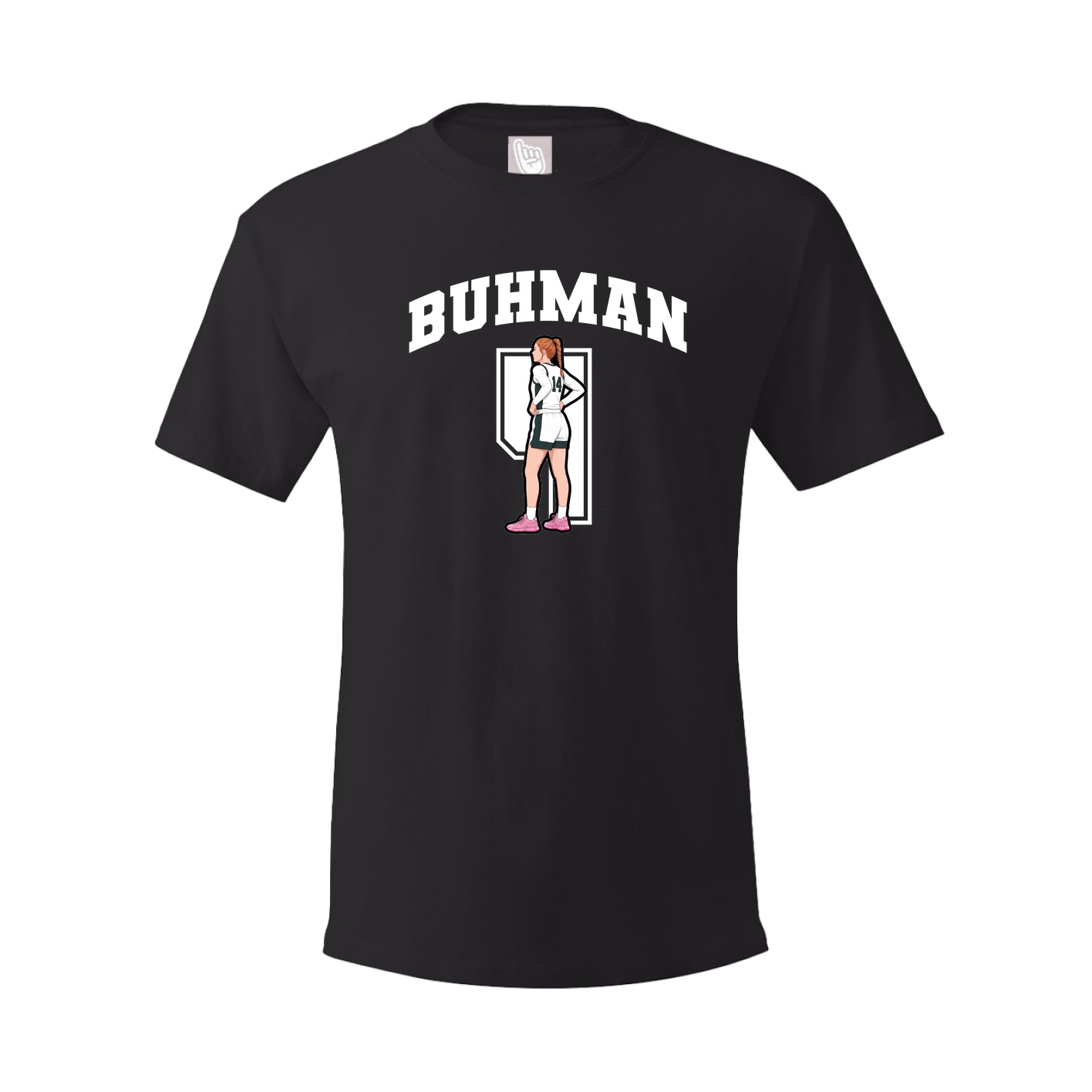 Youth Tee — Number in Black