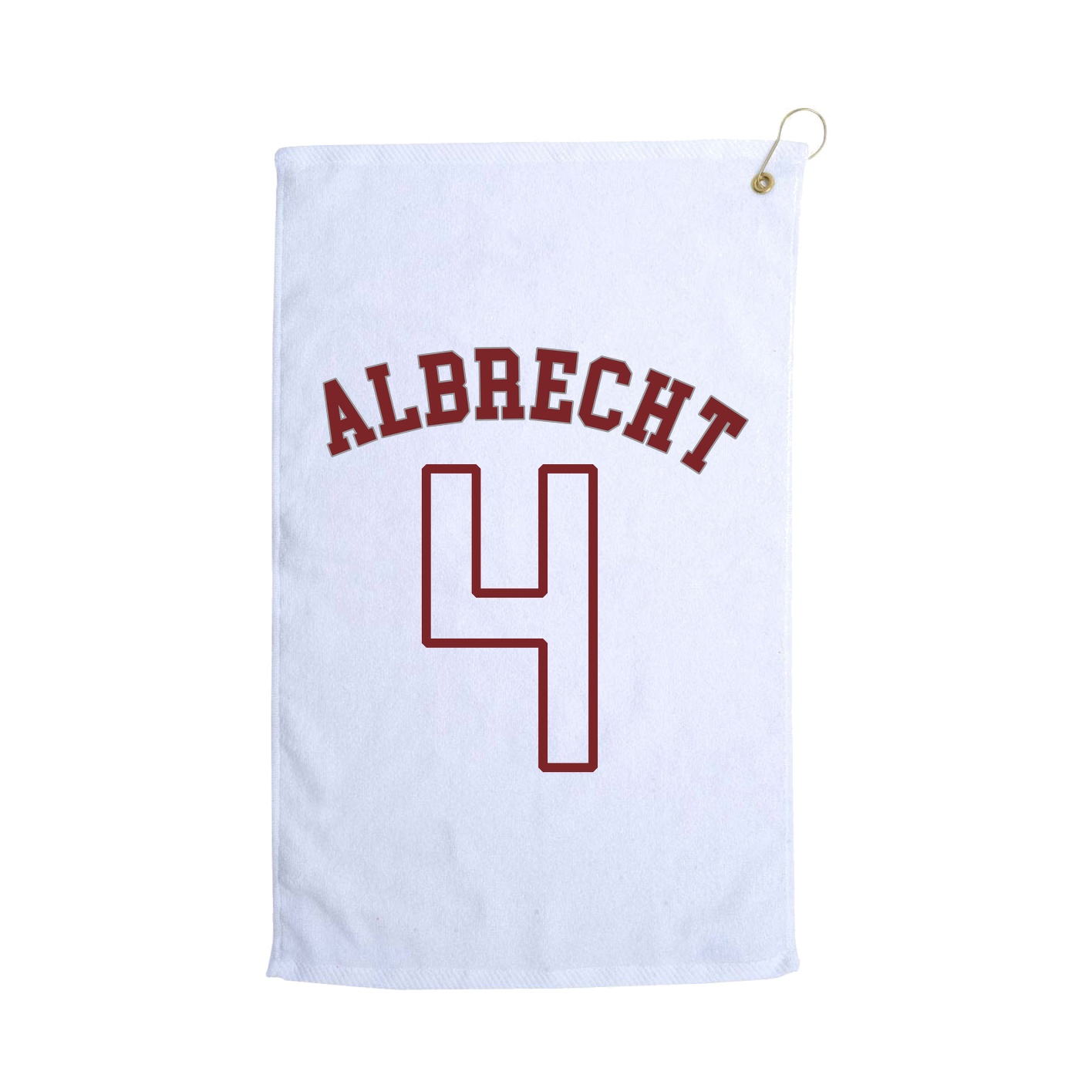 Golf Towel — Shirsey Arch in White