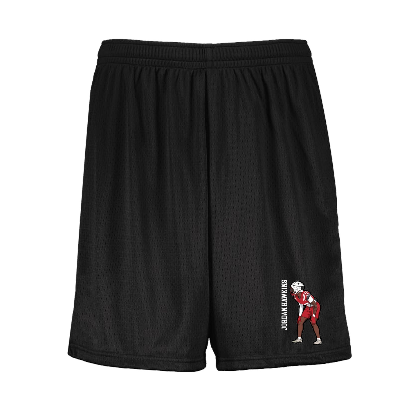 Shorts — Name Vertical in Black