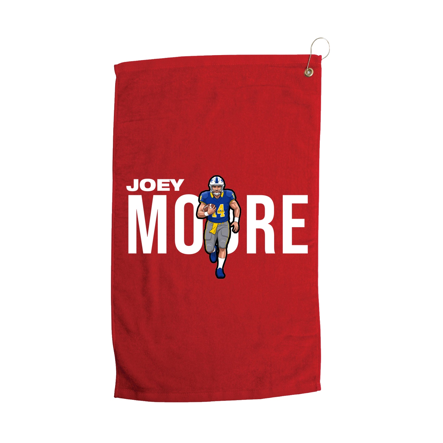Golf Towel — Player Name in Red