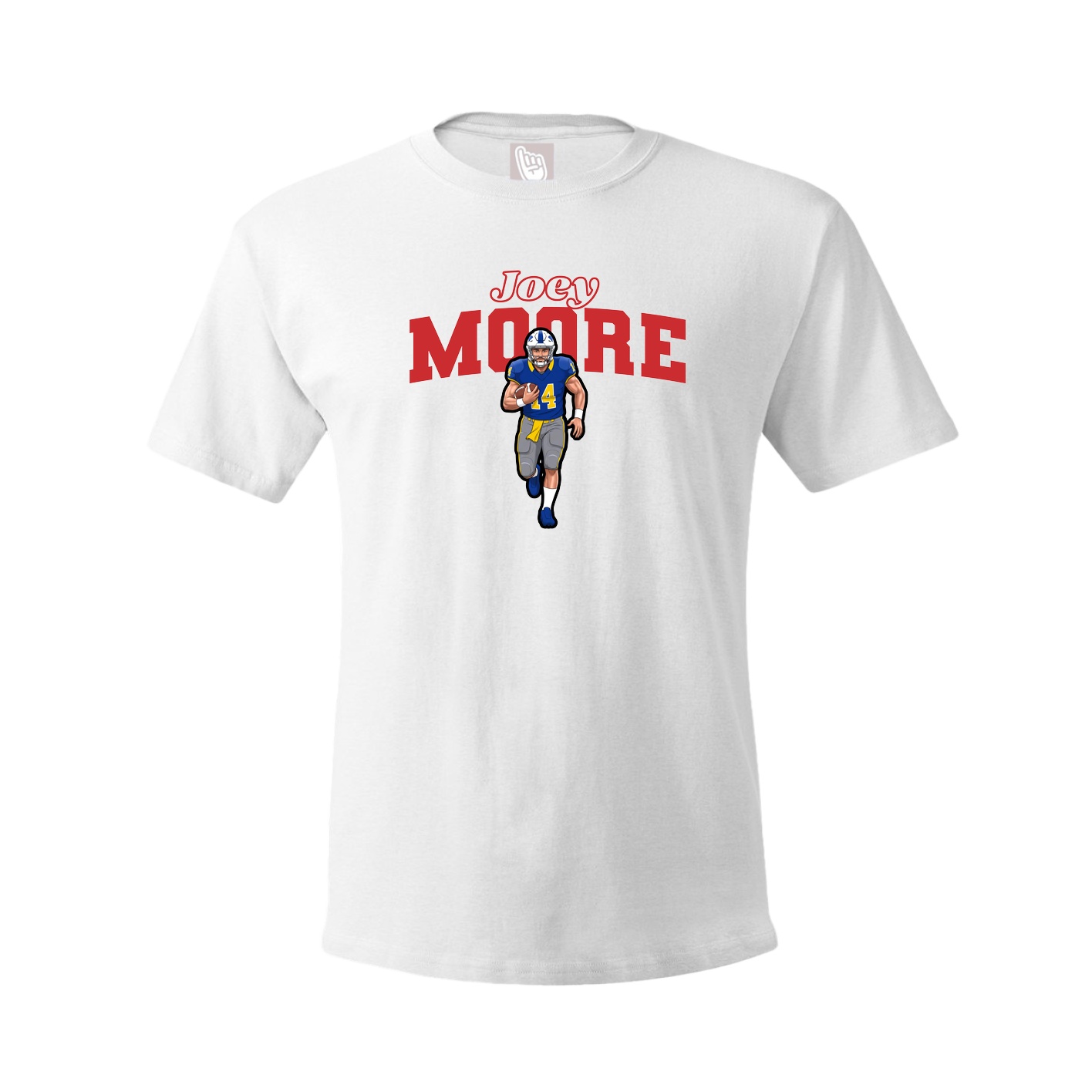 Tee — Name Arch in White