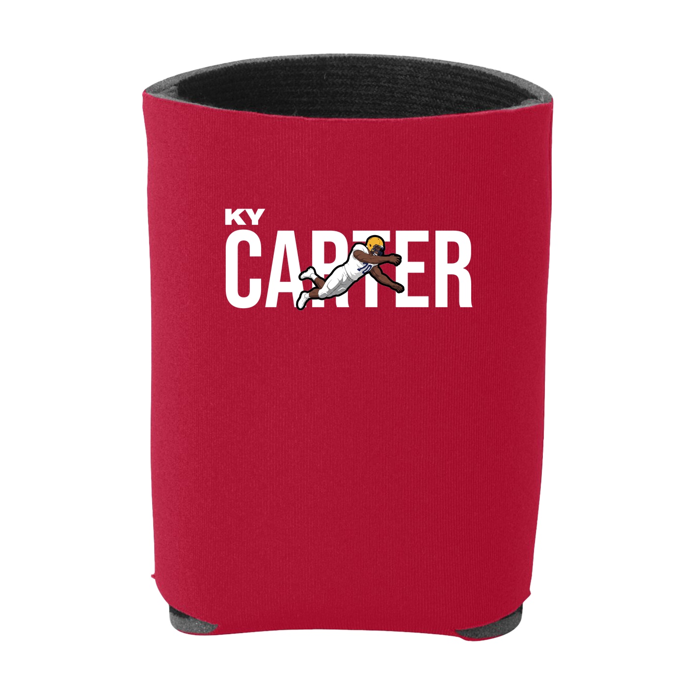 Can Holder — Player Name in Red