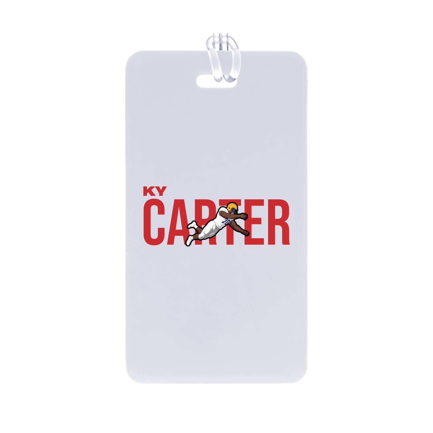 Bag Tag — Player Name in Classic