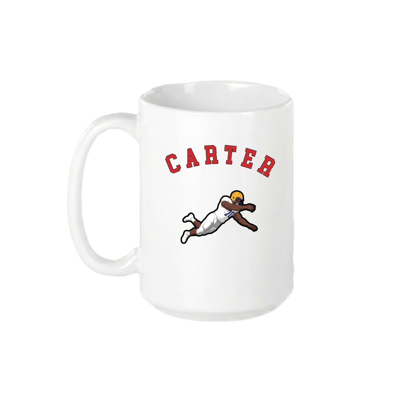 15oz Coffee Mug — Shirsey Arch in White