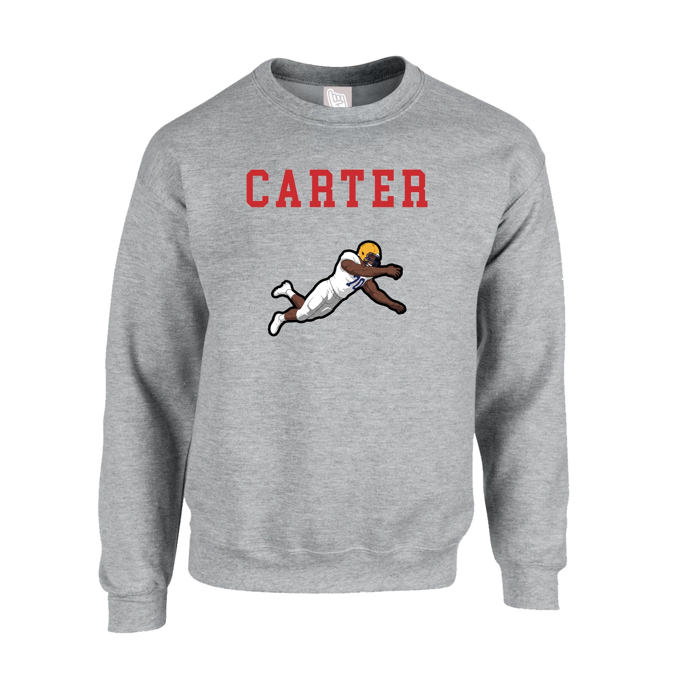 Fleece Crew — Shirsey in Grey