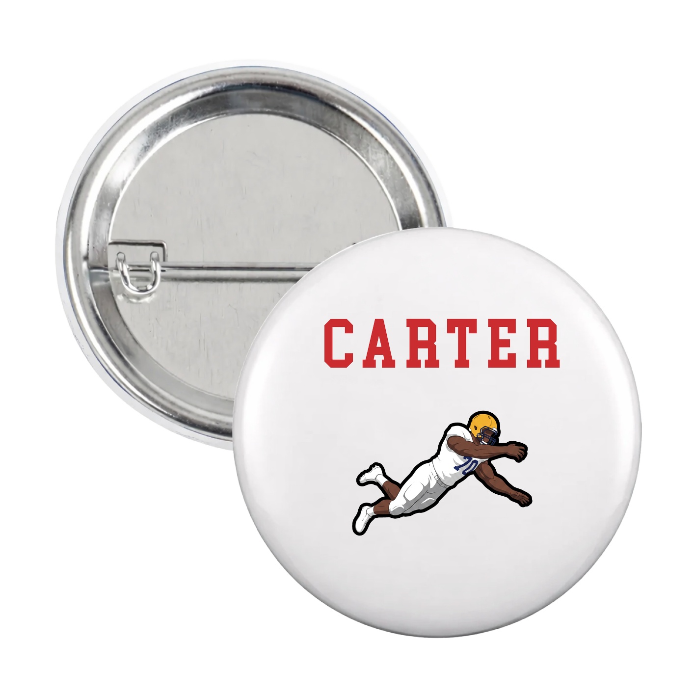 Game Day Button — Shirsey in White