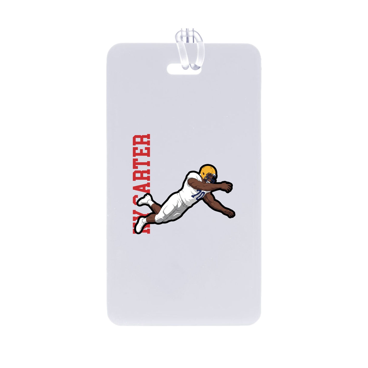 Bag Tag — Name Vertical in Classic