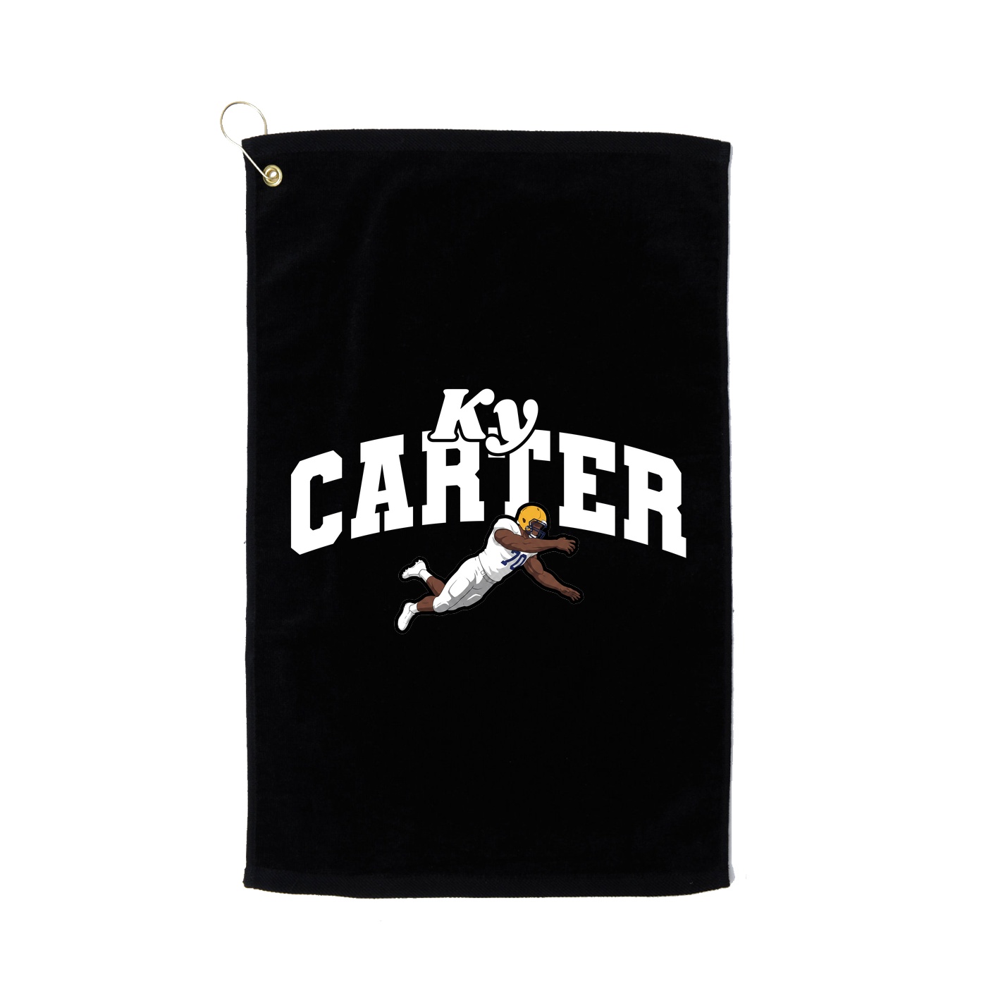Golf Towel — Signature Arch in Black