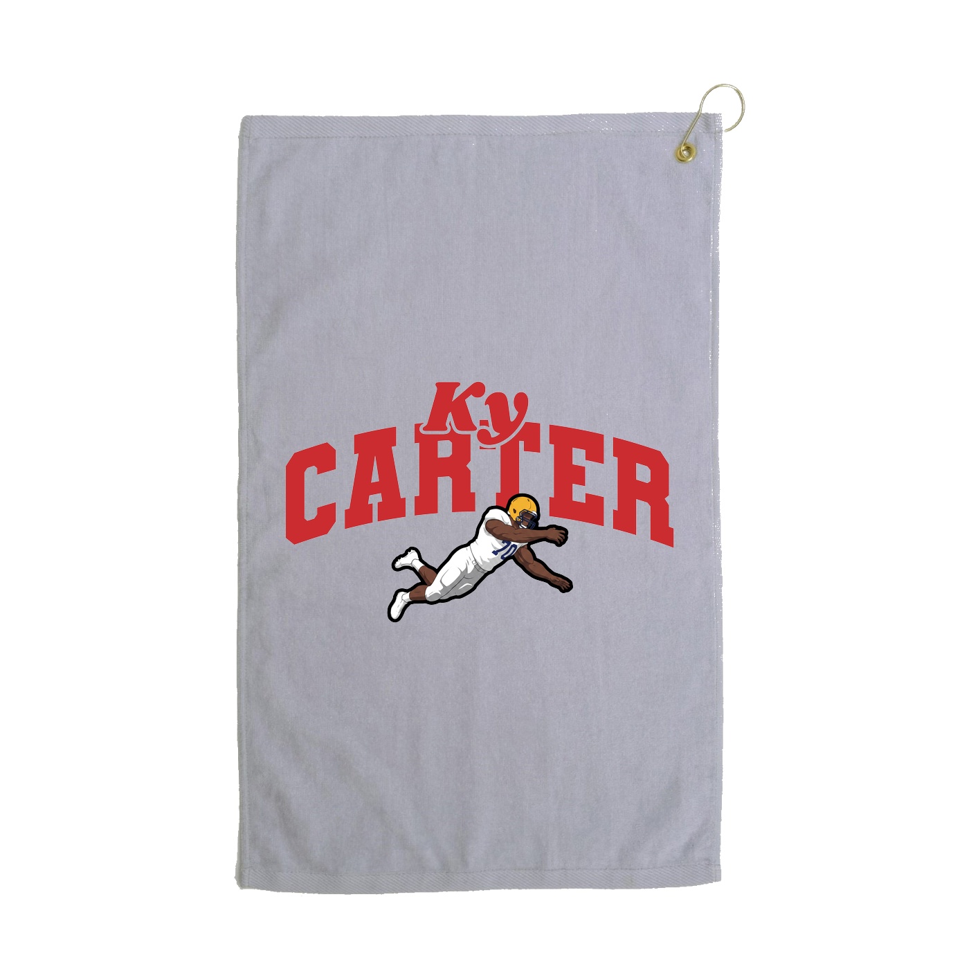 Golf Towel — Signature Arch in Grey