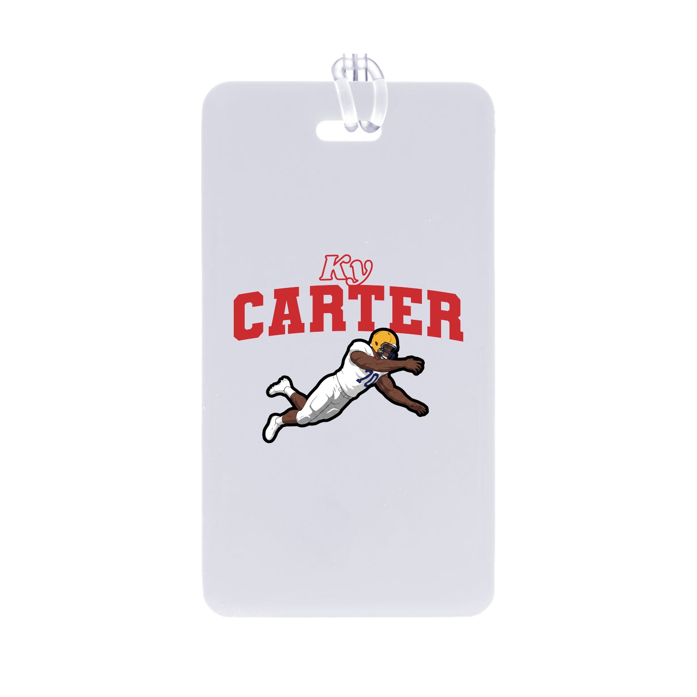 Bag Tag — Name Arch in Classic