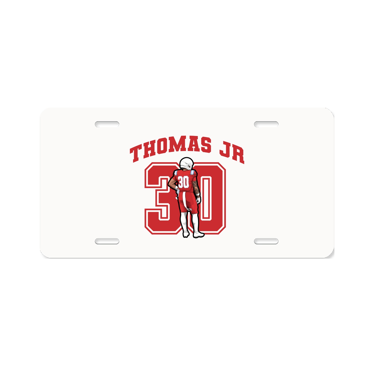 License Plate — Number in Classic
