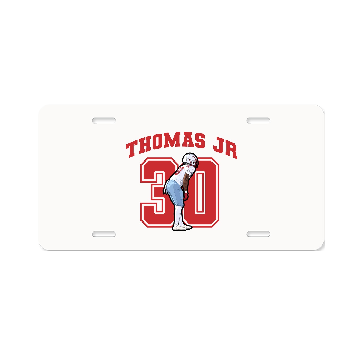 License Plate — Number in Classic