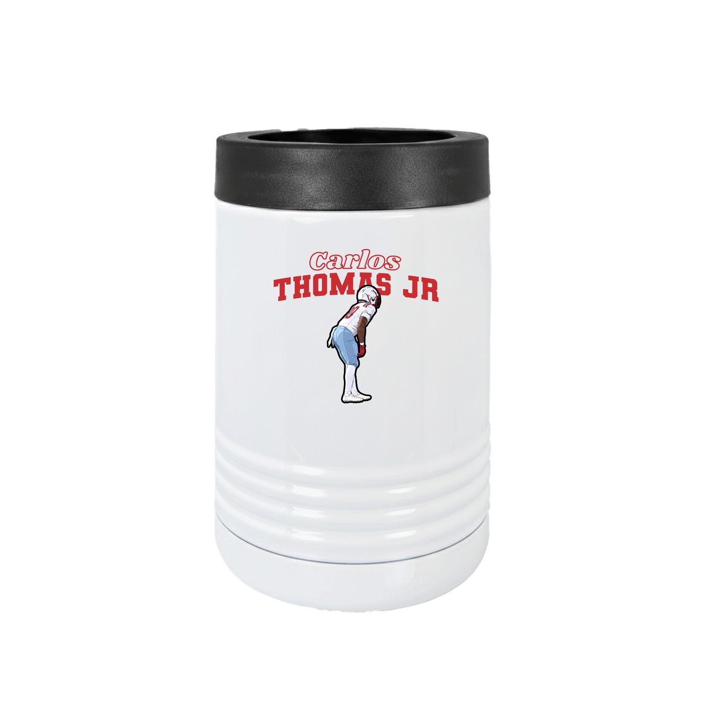 Beverage Holder — Name Arch in White