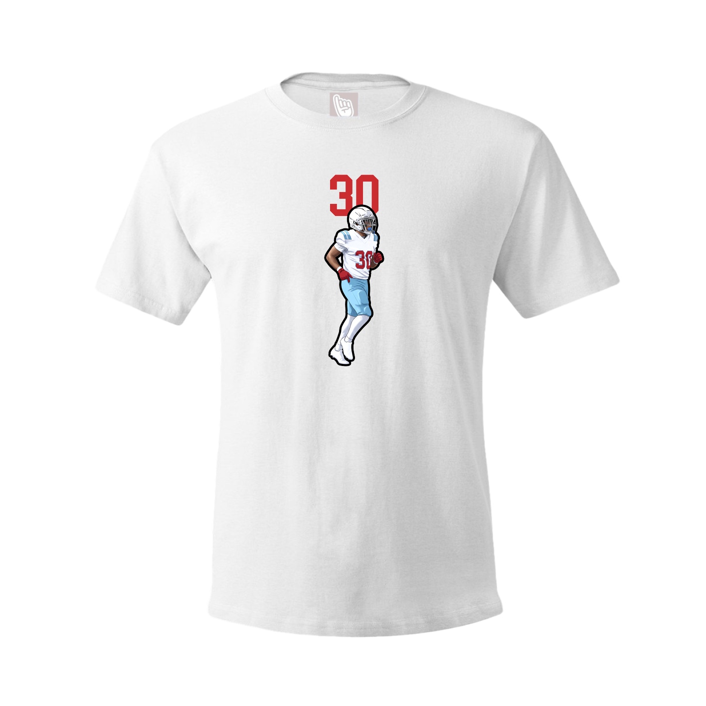 Tee — Number Top in White