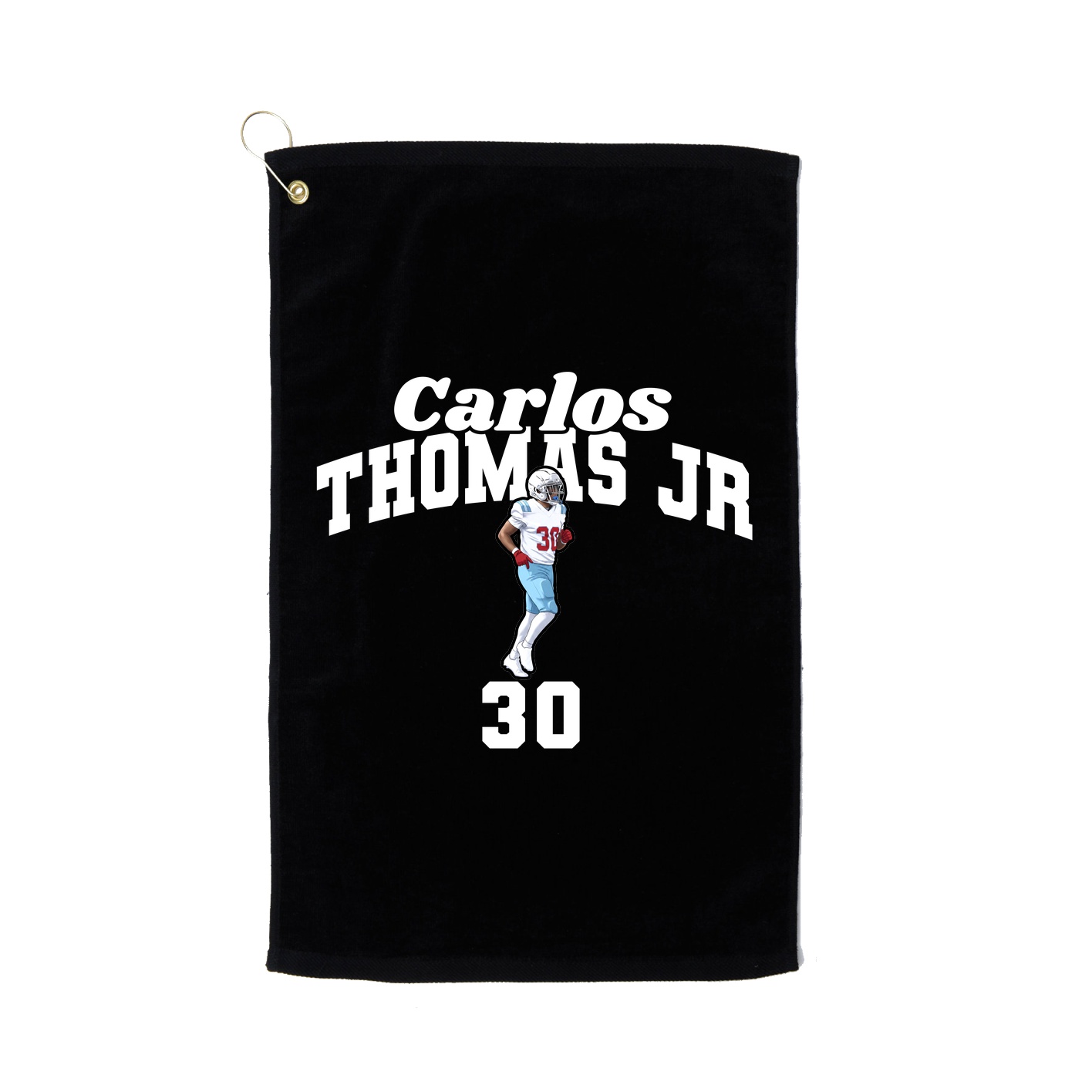 Golf Towel — Signature Arch in Black