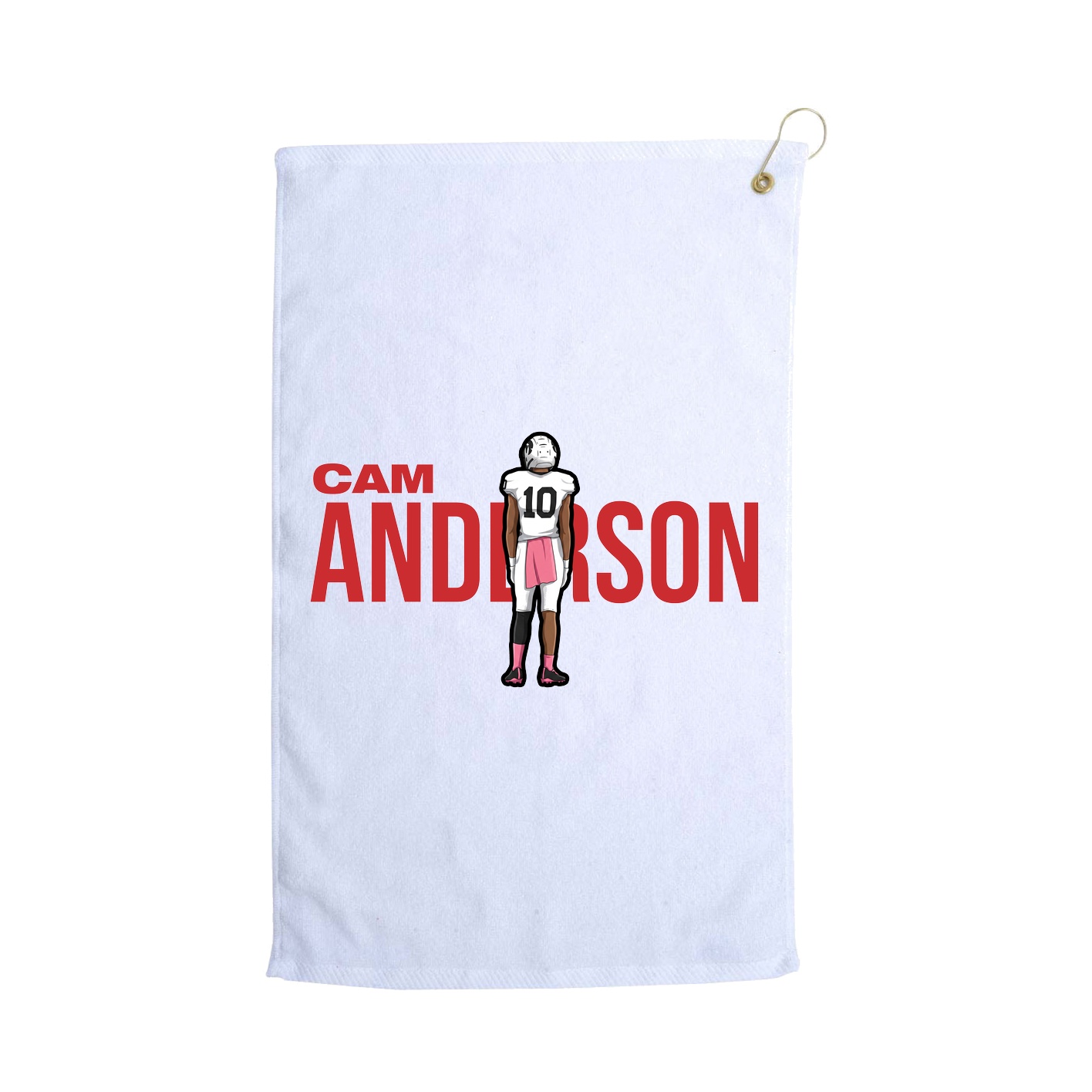 Golf Towel — Player Name in White