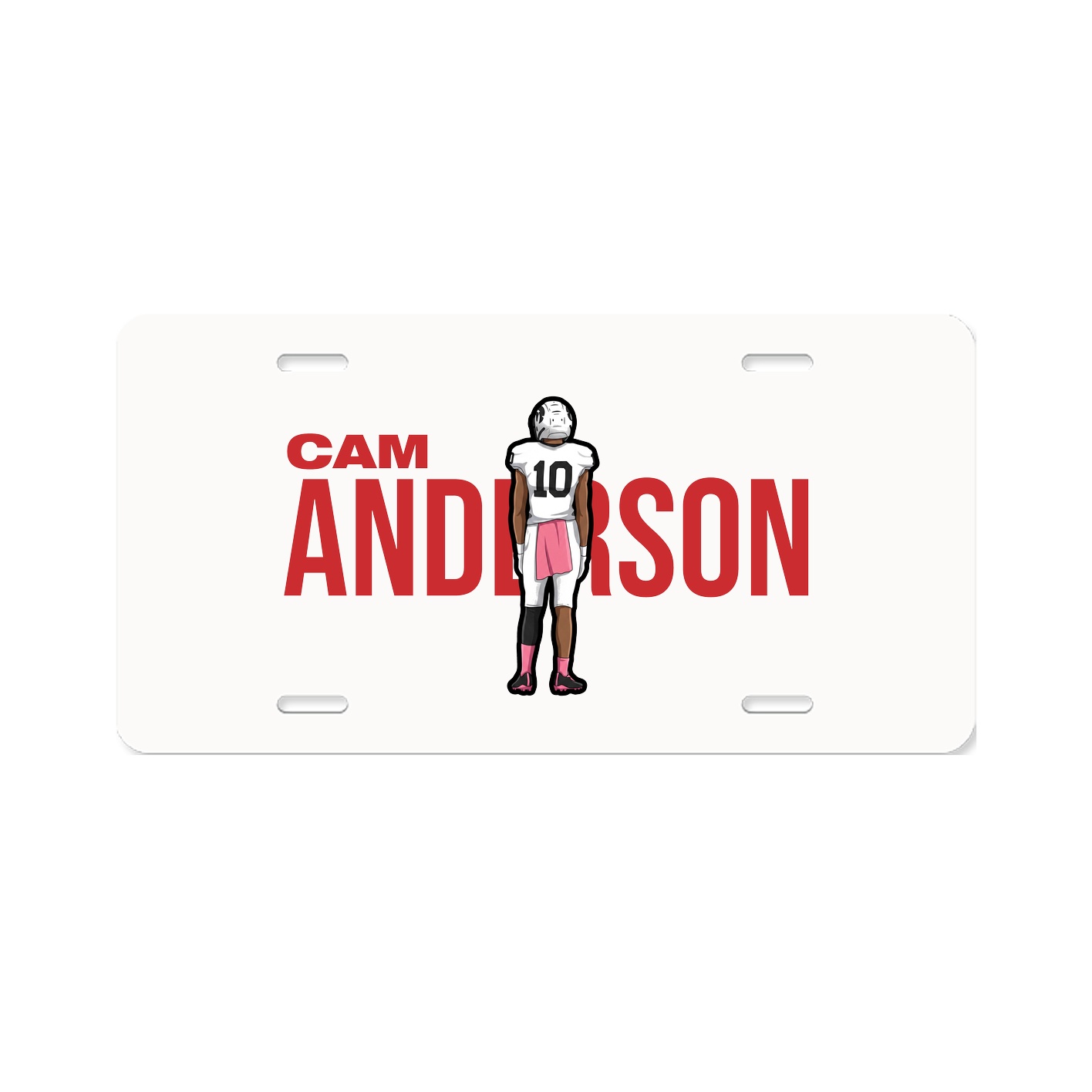 License Plate — Player Name in Classic