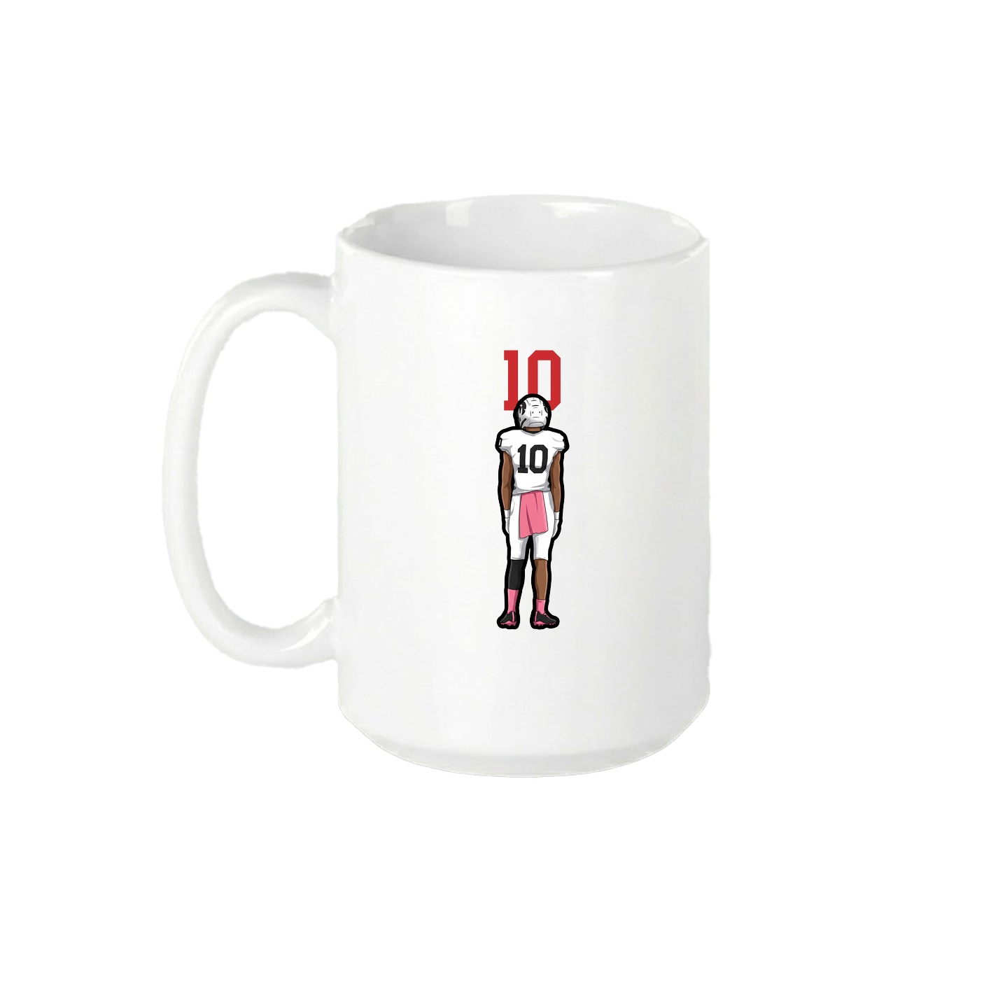 15oz Coffee Mug — Number Top in White