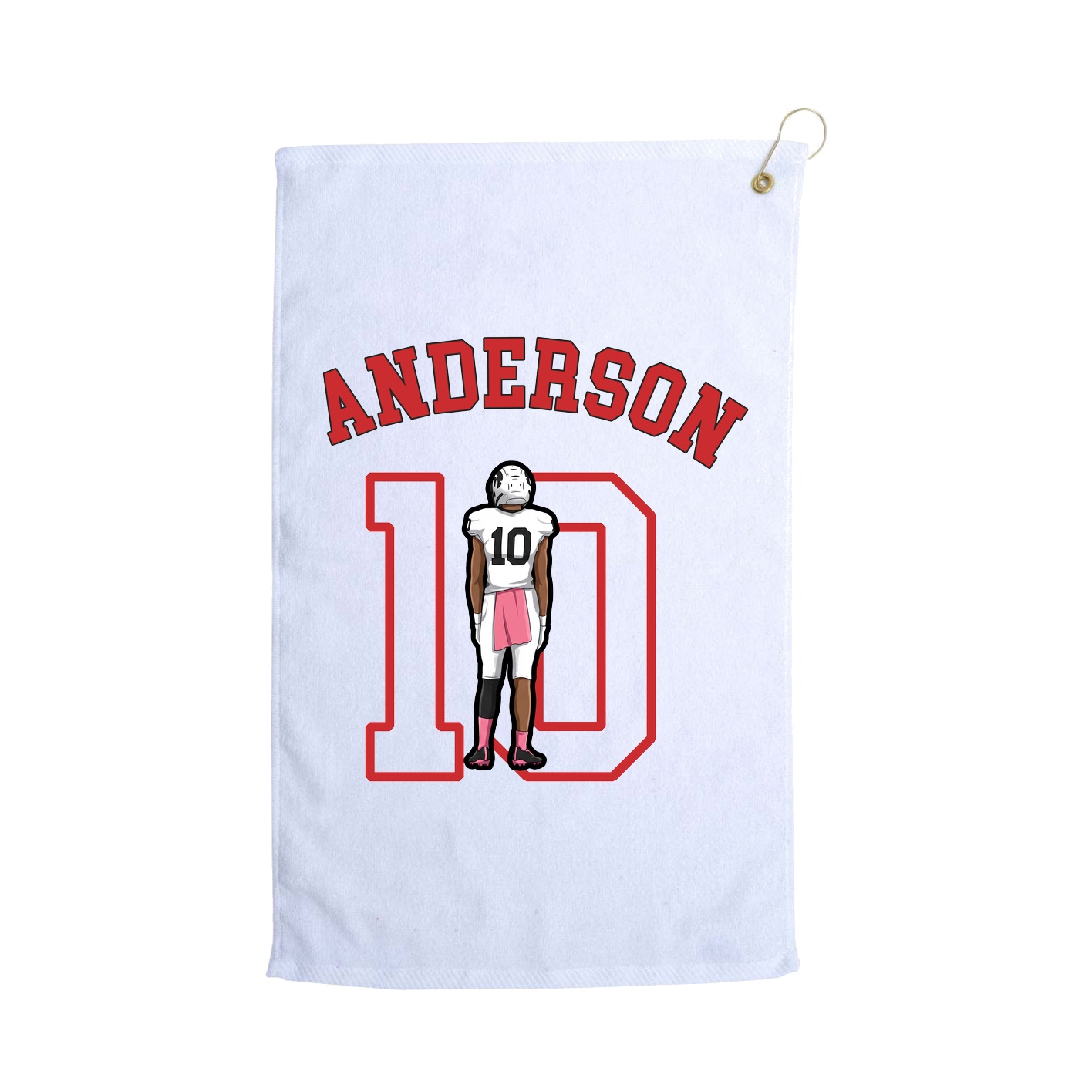 Golf Towel — Shirsey Arch in White
