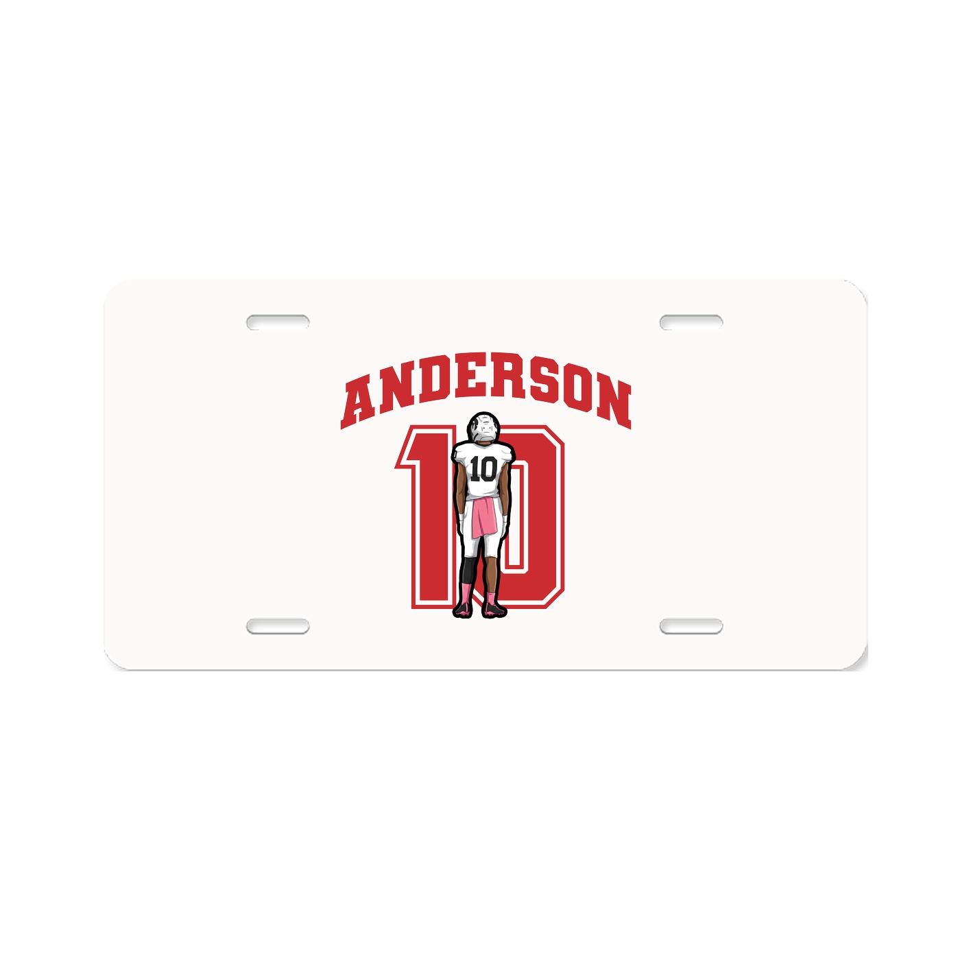 License Plate — Number in Classic
