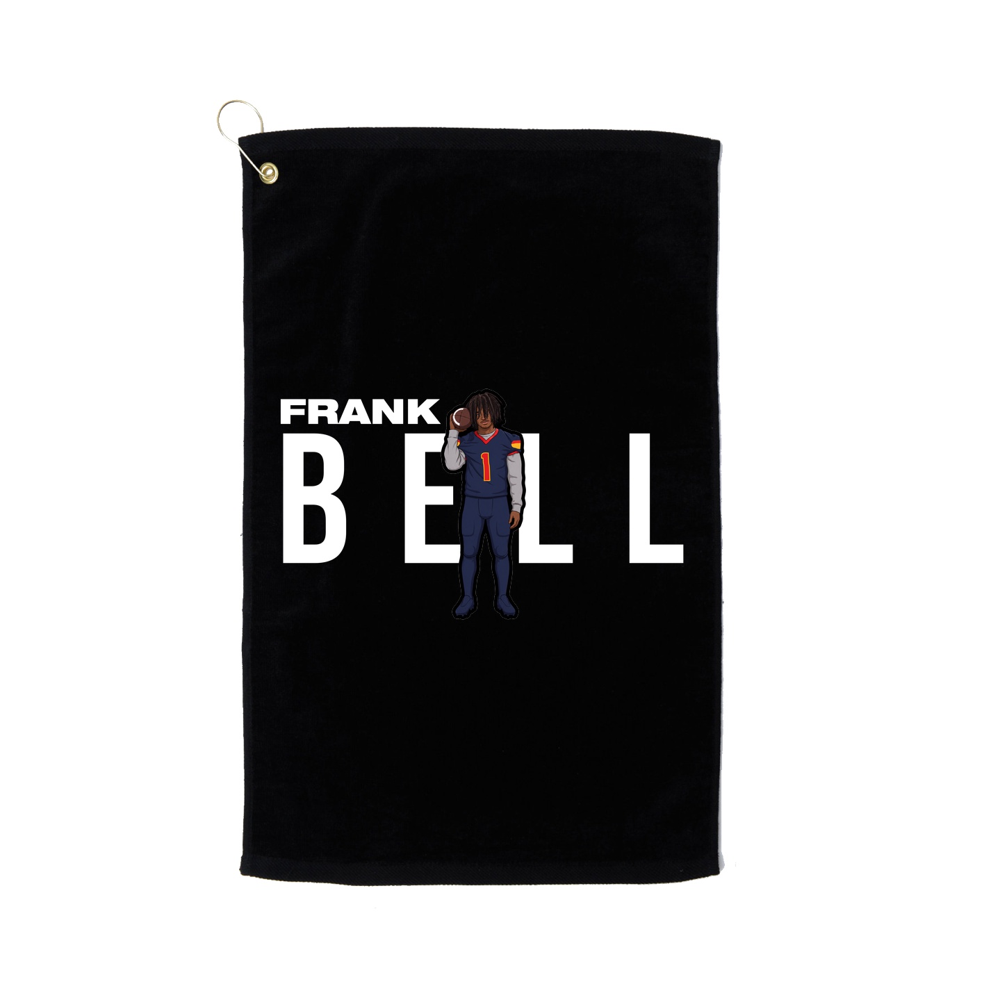 Golf Towel — Player Name in Black