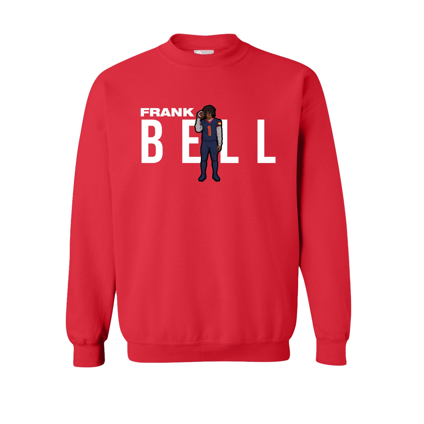 Fleece Crew — Player Name in Red