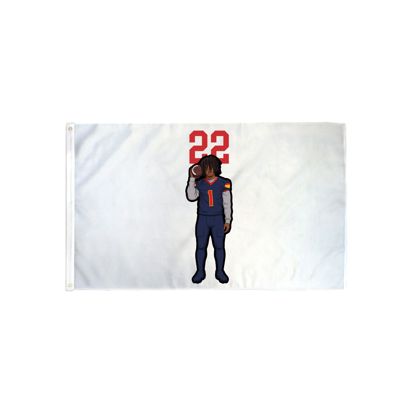 3x5 Flag — Number Top in Classic