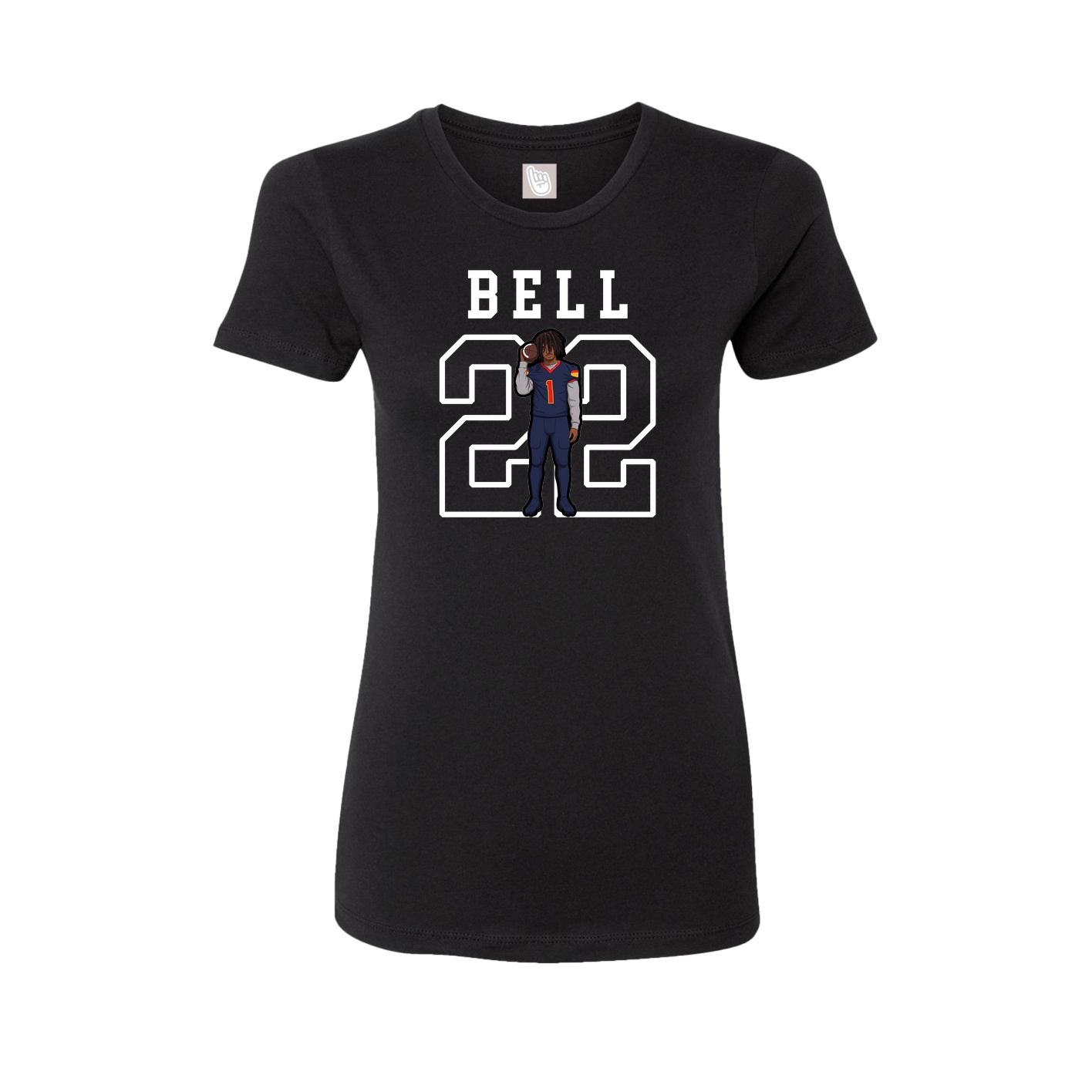 Fitted Women's Tee — Shirsey in Black