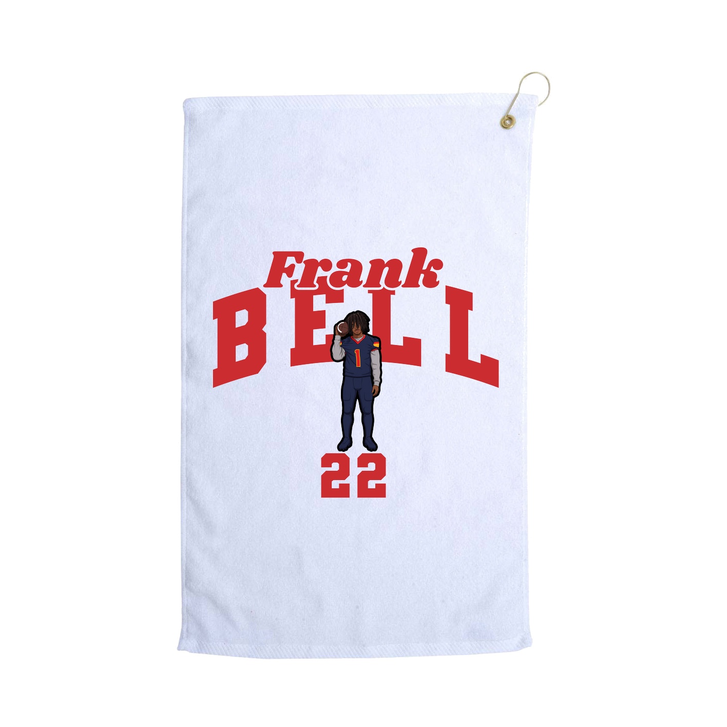 Golf Towel — Signature Arch in White