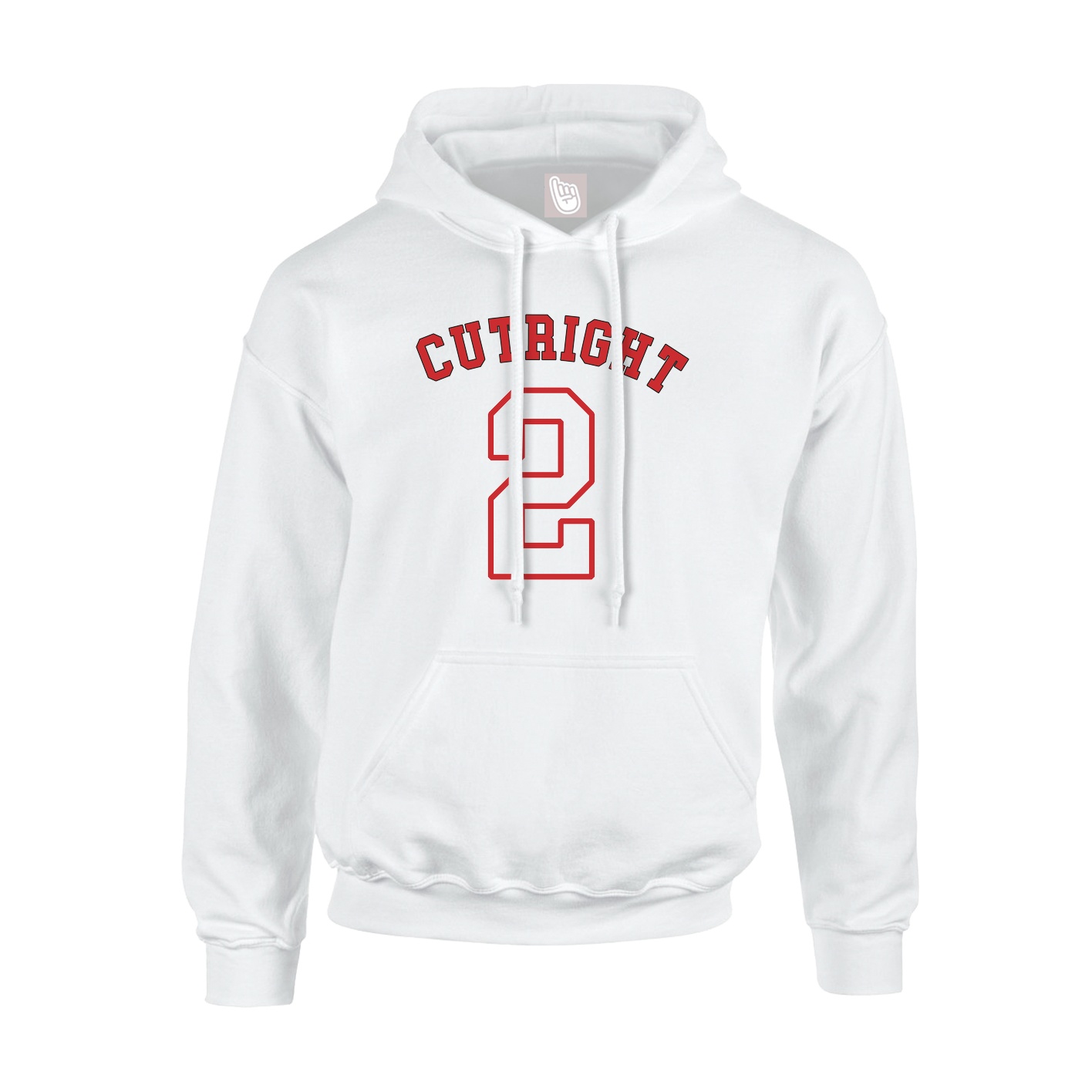 Hoodie — Shirsey Arch in White