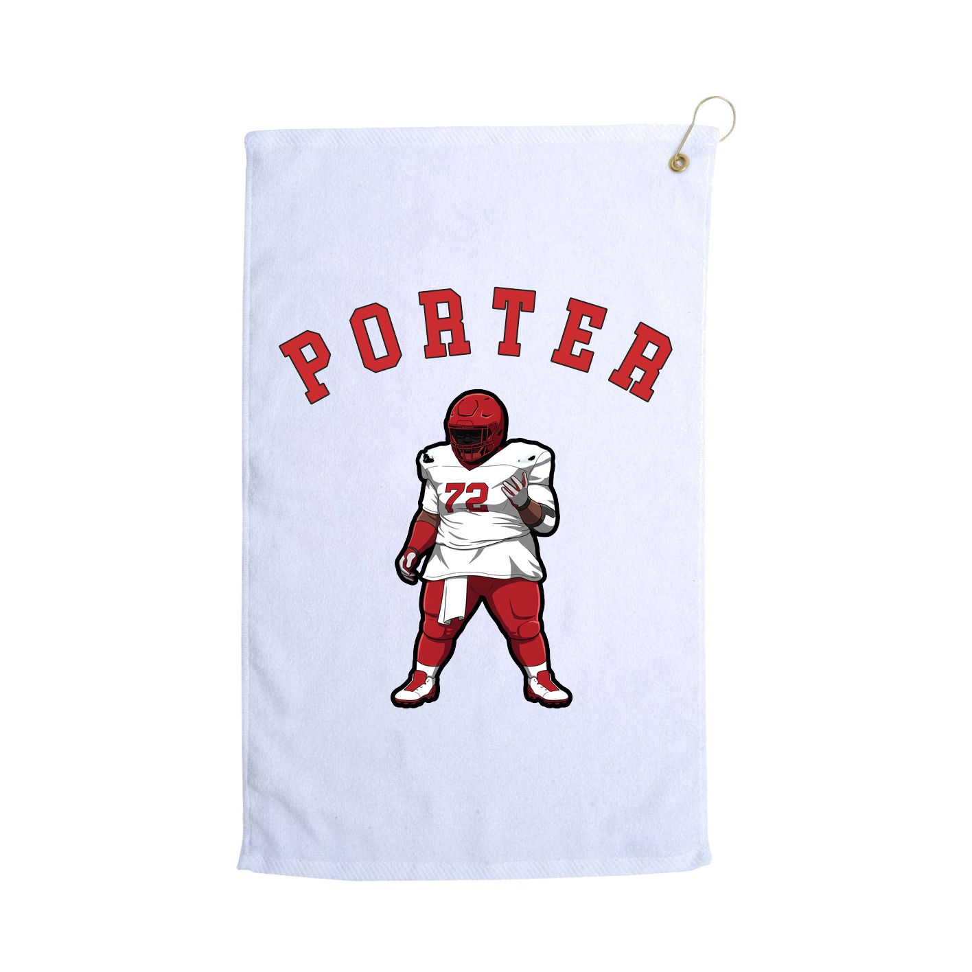 Golf Towel — Shirsey Arch in White