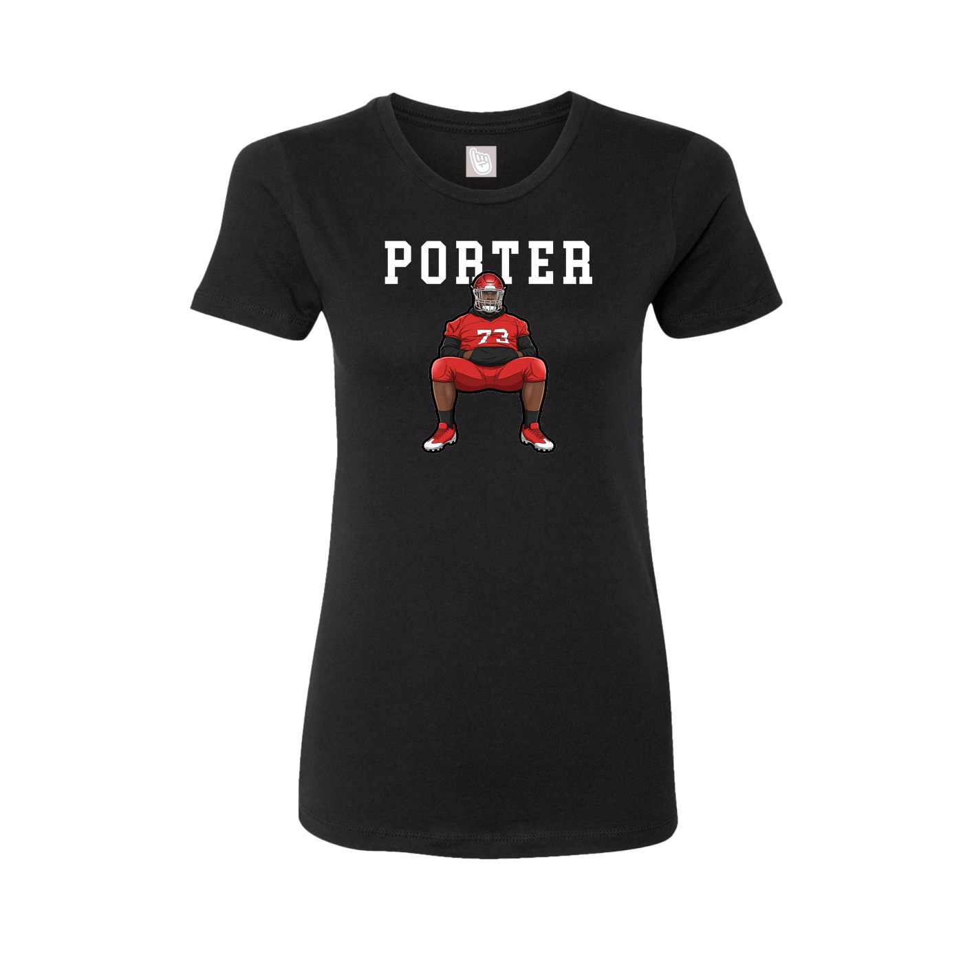 Fitted Women's Tee — Shirsey in Black