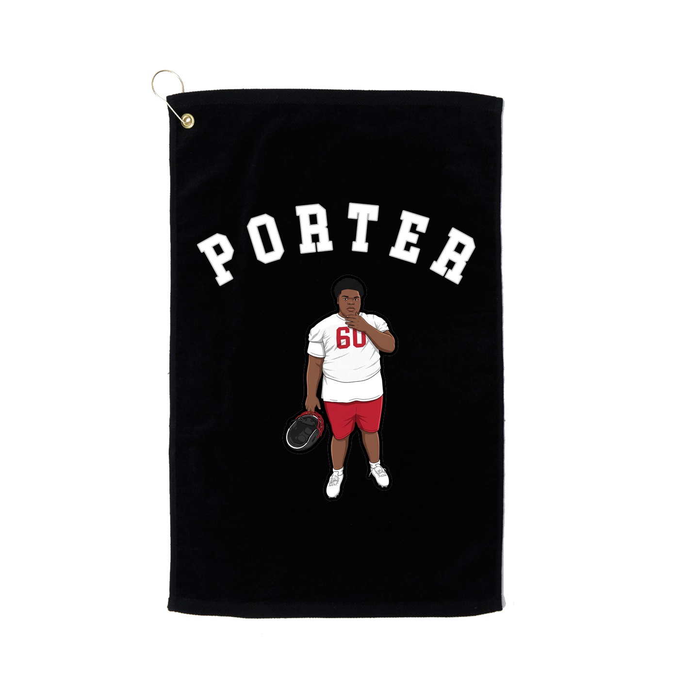 Golf Towel — Shirsey Arch in Black