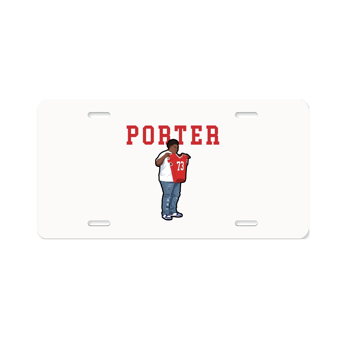 License Plate — Shirsey in Classic