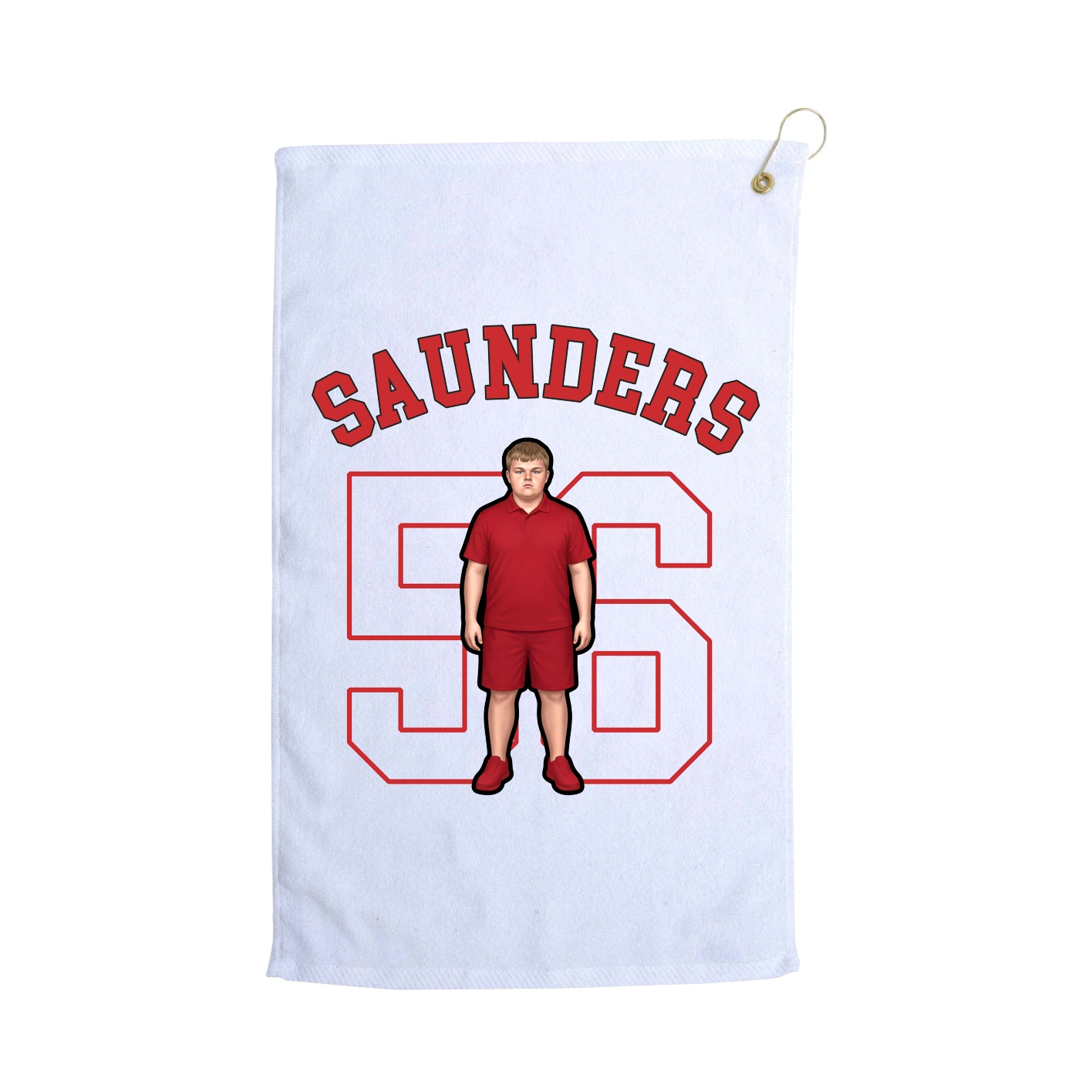 Golf Towel — Shirsey Arch in White