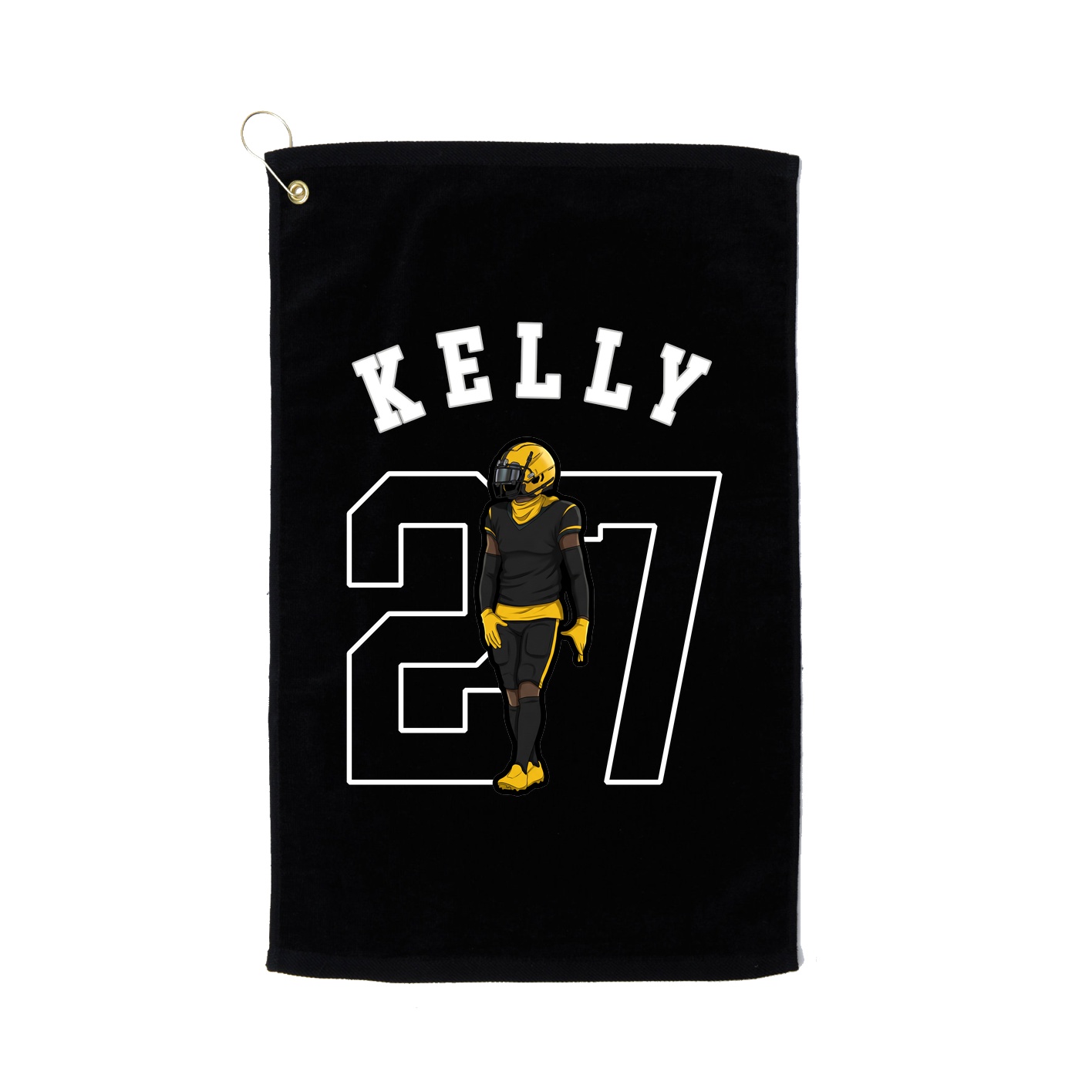 Golf Towel — Shirsey Arch in Black